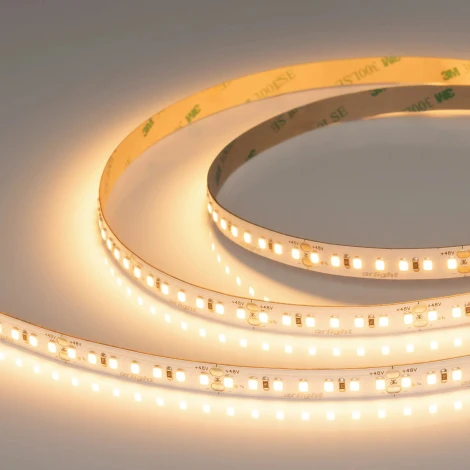Светодиодная лента UL-A140-10mm 48V Warm2700 (12 W/m, IP20, 20m) (Arlight, CRI>90) 063661