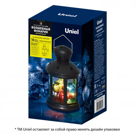 Световая фигура Uniel ULD-L1220-010/DTB/RGB BLACK (LED, фонарь)