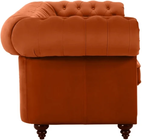 Диван Chester Classic ОГОГО (арт.344520), (Ткань/Оранжевый)