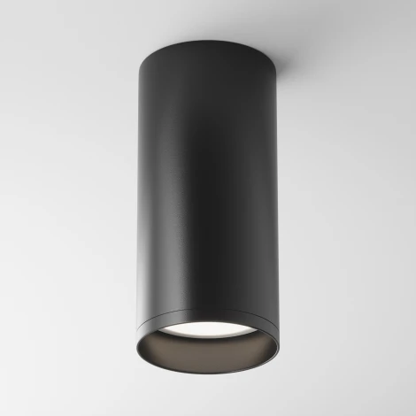 Накладной потолочный светильник Focus GU10 1x50Вт Maytoni Technical C010CL-01B (220V)