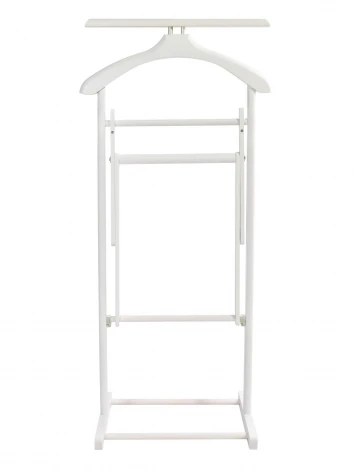 Вешалка костюмная складная В 21Н белый Mebelik 009623