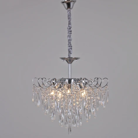 Подвесная люстра хрустальная Reluce 36760-0.4-500 MX CH