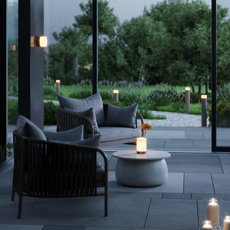 Настенный светильник уличный Odeon Light Candela 7190/6WLA белый/коричн/алюминий/искусственный алебастр/металл IP65 LED 6W 2700K 220-240V