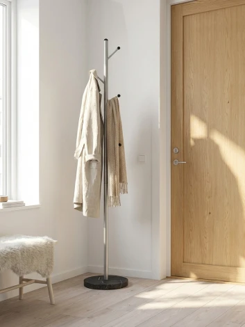 Вешалка напольная Пико 6 металлик/торос графит софт Mebelik 009786