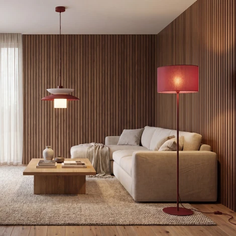 Подвесной светильник TK Lighting Verado Burgund 11768
