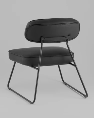 Кресло Кэйт ткань экокожа чёрный Stool Group УТ000042641
