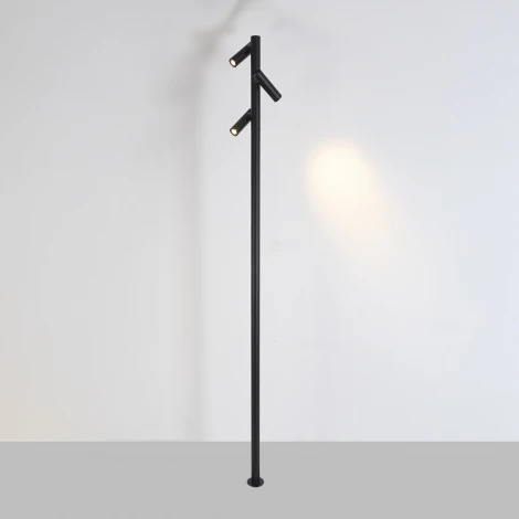 Наземный уличный светильник Odeon Light Alta 7204/30GLA металл/черный IP65 LED 30W 3000K 2500мм 220-240V