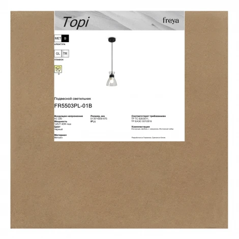 Подвесной светильник Freya Topi FR5503PL-01B