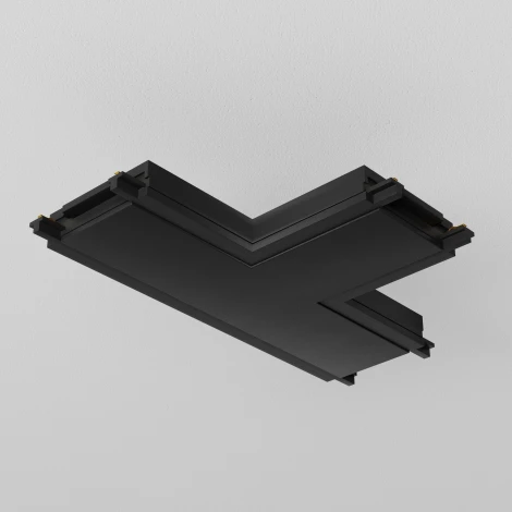 Коннектор питания T-образный Radity черный (магнитный) Maytoni Technical TRA084CT-11B