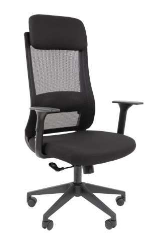 Офисное кресло Chairman 500LT Россия ткань T черный/TW-01 черный 7187915