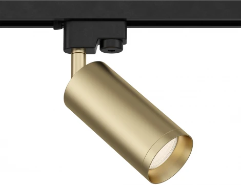Трековый светильник Focus Unity GU10 50Вт (однофазный) Maytoni Technical TR004-1-GU10-MG (220V, круглые)