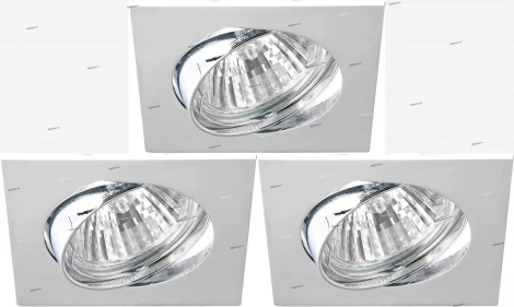 Встраиваемый точечный светильник Arte Lamp Quadratisch A2118PL-3CC