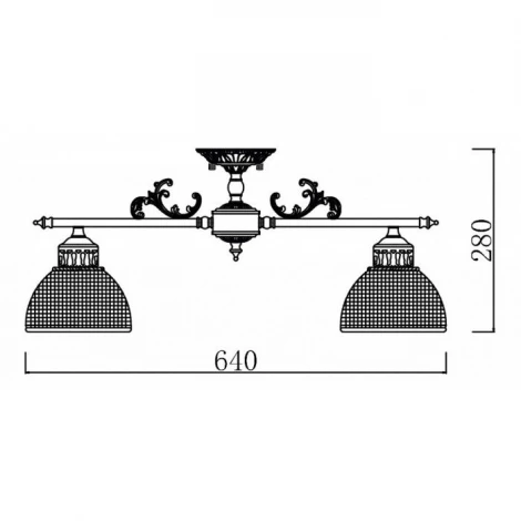 Потолочная люстра Maytoni Elegant 48 ARM030-05-G