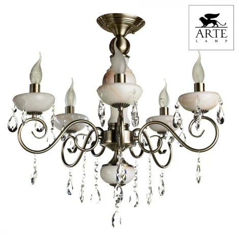 Потолочная люстра Arte Lamp Onyx Red A9591PL-5AB