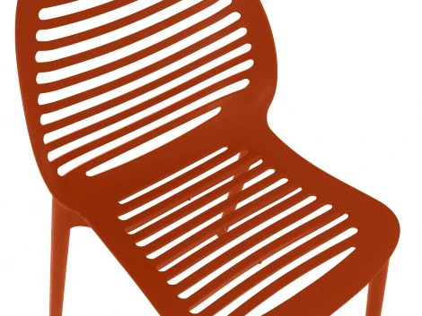 Комплект стульев Spike 4 шт. ОГОГО Обстановочка! 966750 (Пластик/Терракотовый)