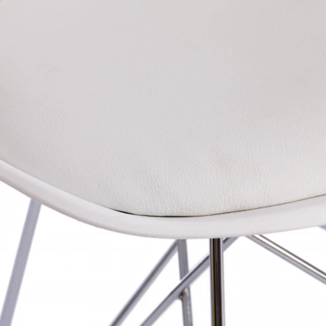 Стул Tulip Iron Chair/Тулип Айрон Чаир (мод.EC-123)/1 шт. в упаковке металл/пластик, 54,5*48*83,5см, white (белый) Tetchair 15419