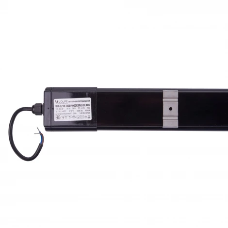 Настенно-потолочный светильник светодиодный влагозащищенный накладной 4000K черный Volpe ULT-Q218 36W/4000К IP65 BLACK