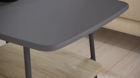 Стол журнальный Калифорния Юкон Графит/дуб сонома 9557096201