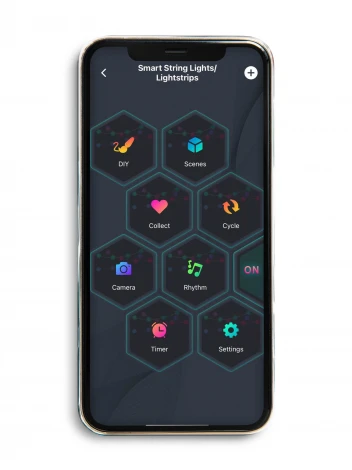 Гирлянда светодиодная Нить RGB 10 м с управлением смарфоном ЭРА ERASG -01