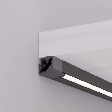 Профиль с экраном SL-KANT-H10-SQUARE-2000 IRON GREY (Arlight, Алюминий+пластик) 055325