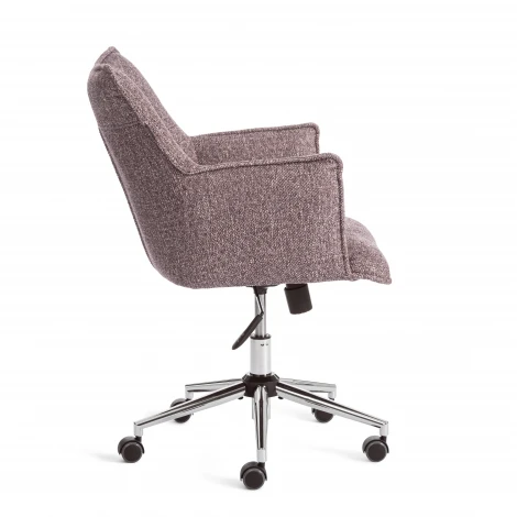 Кресло Lutz/Лутц/Луц хром велюр/букле, VT shape wood rose Tetchair 25479