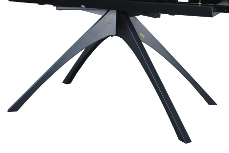 Стол раскладной Sheffilton SHT-T76 Серый мрамор/черный 4278266902