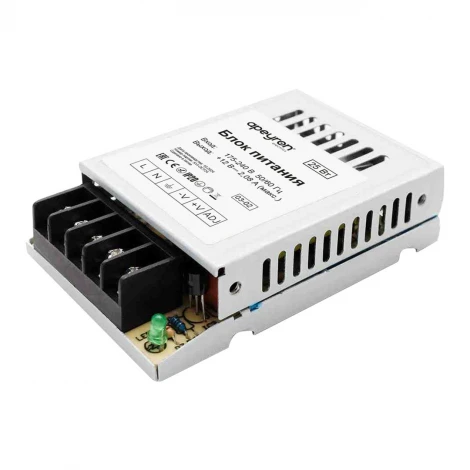Блок питания 12В, 25 Вт, IP20, 2А, металл Apeyron 03-02