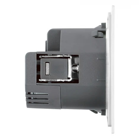 Розетка 1-местная з/ш с/з 16А + USB + Type C (механизм) 250В 20W RST16-3119-01 белая магнолия Stekker Мия 50438