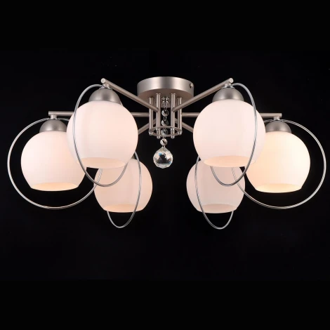 Потолочная люстра Natali Kovaltseva Sphere Ii 81051-6C SATIN NICKEL
