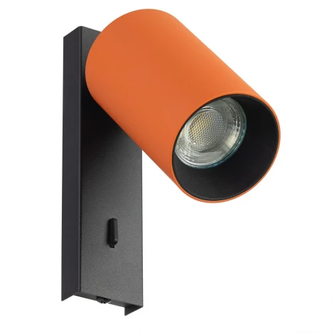 Спот настенный с выключателем терракот Citilux Axel CL512514