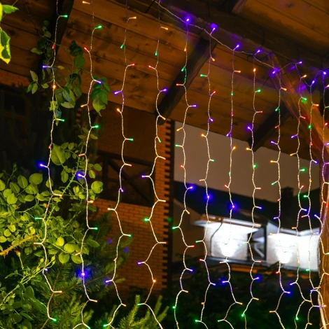 Грунтовый светильник на солнечной батарее Uniel USL-S-132/PT1515 MULTICOLOR CURTAIN (LED, IP44)