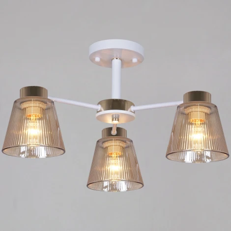 Подвесная люстра на штанге Reluce 20560-0.3-03 WH+FG