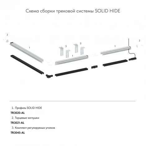 Заглушка Denkirs TR3020 TR3021-AL