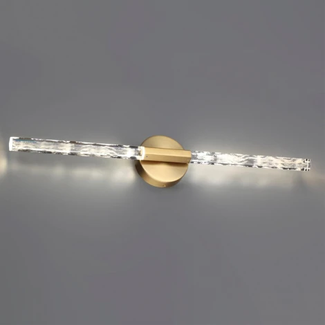 Настенный светильник Odeon Light Aletta 6679/6WL античная бронза/металл/хрусталь IP20 LED 6W 360Лм 4000K (220V)