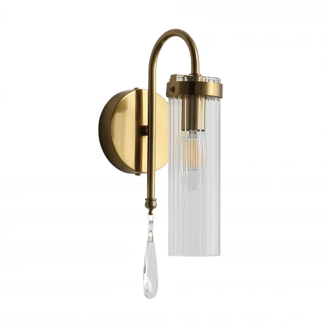 Бра ST Luce Люминера SL1401.301.01 латунь/прозрачный E14*1 40W