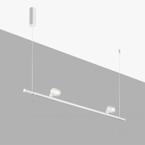 Светильник подвесной диммируемый (сенсер) Novotech Fermo 359308 OVER белый LED 14W+14W 4000K 220V (регулировка яркости, сенсорный выключатель, на тросе)