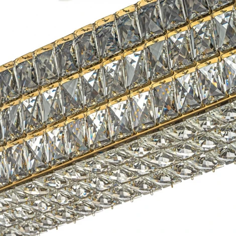 Подвесная люстра Arti Lampadari Lioni E 1.5.120x16.100 G (220V, хрусталь, на тросе)