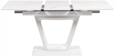 Стол Flame раскладной 116-155x80x76см, белый мрамор, Bradex Home RF 0425