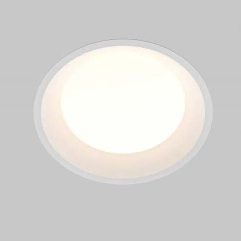 Встраиваемый светильник 24W Maytoni Okno DL055-24W3-4-6K-W (LED, 220V, круглые, IP44)