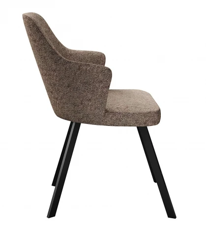 Стул DikLine 235 поворотный, NS05 CAPPUCCINO, ножки черные 00-00084758