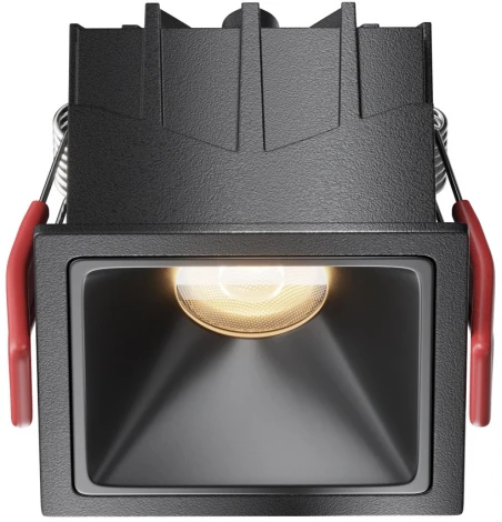 Встраиваемый светильник Maytoni Alfa LED DL043-01-10W3K-SQ-B-1 (220V)