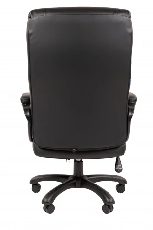 Офисное кресло Chairman 401 Россия экокожа черная 7217538