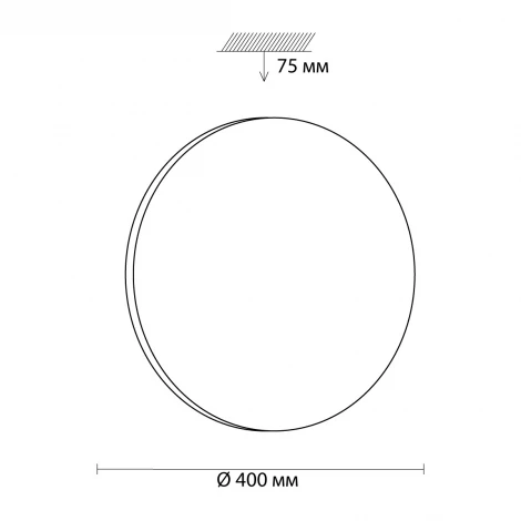 Настенно-потолочный светильник Sonex Simple 3017/DLN пластик/белый LED 48Вт 3000/4000/6000К