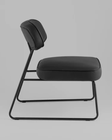Кресло Кэйт ткань экокожа чёрный Stool Group УТ000042641