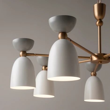 Подвесная люстра Maytoni Cloches MOD113PL-07W (220V, на цепи)