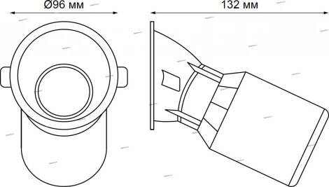 Встраиваемый точечный светильник Novotech Turbine 357563