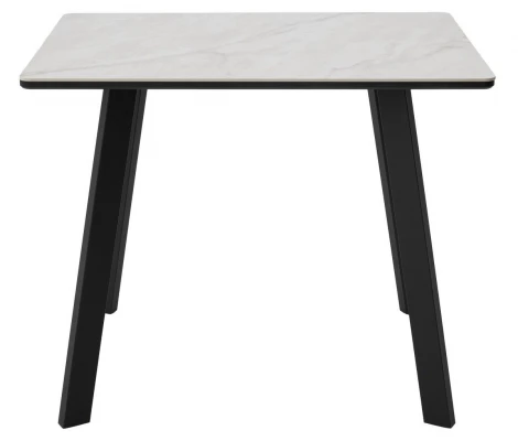Стол ТИК ТАК 90 цвет ОНИКС, керамика / Черный каркас M-City 64586