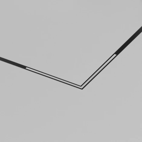 Трековый светильник однофазный светодиодный 220V 18W Denkirs SMART SLIM LINEAR | СМАРТ СЛИМ ЛИНЕАР DK8407-BK