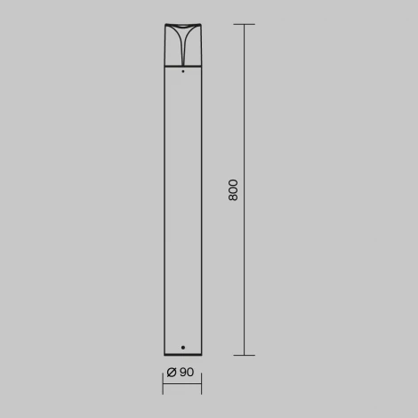 Наземный светильник Maytoni Piccadilly O018FL-01B (220V, IP44)