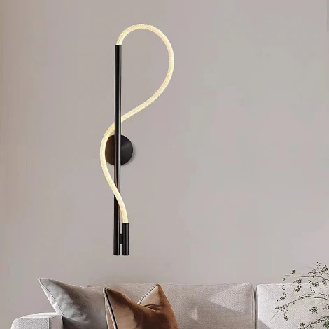 Настенный светильник с гибким неоном Lightera Tura LE103W-90B (LED, 220V)